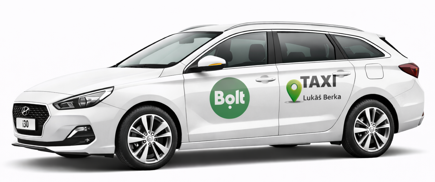 Odvoz pravidelně udržovaným nekuřáckým vozem.